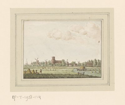 Veduta del villaggio di Aartswoud da Anonymous