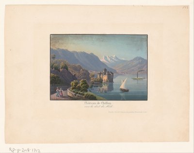 Vista sul castello di Chillon da Anonymous