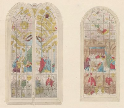 Vetrate nella Oude Kerk ad Amsterdam, 1810-1825 da Anonymous