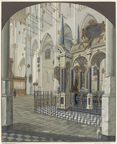 Tomba di Guglielmo I, principe di Orange, 1623 da Anonymous