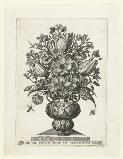 Vaso grottesco con fiori da Anonymous