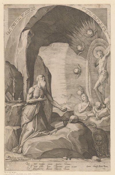 San Girolamo nel deserto da Anonymous