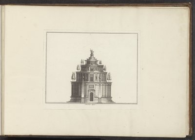 Il Mausoleo di Augusto a Roma (Paleizen en monumenten in Venetië, Livorno, Napels en Rome) da Anonymous