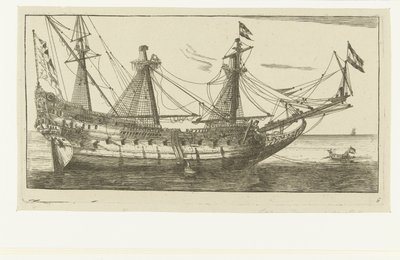 La nave De Salamander Vedute marine e immagini di navi (titolo della serie) da Anonymous