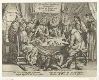 Il gioco di Schenckenschans, 1635-1636 da Anonymous