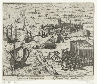 Conquista di Den Briel da parte dei Geuzen, 1572 da Anonymous