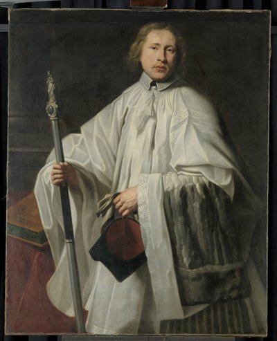 Jacobus Govaerts (n. 1635/36). Nominato maestro di cerimonie e segretario del capitolo di Anversa nel 1661 da Anonymous