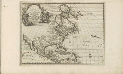 Mappa del Centro e Nord America da Anonymous