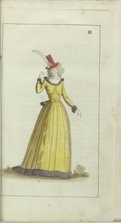 Kabinet van mode en smaak 1791, tav. III da Anonymous