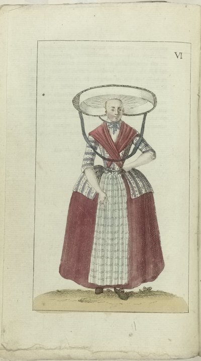 Kabinet van mode en smaak 1791, pl. VI: Friezin da Anonymous