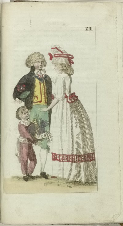 Gabinetto di moda e gusto 1791, tav. XIII da Anonymous