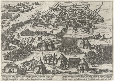 Assedio e presa di Cambrai da parte di Fuentes, 1595 da Anonymous