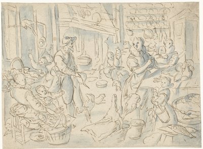 Scena di cucina da Anonymous