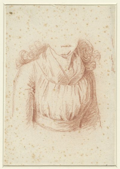 Studio di costume per un ritratto di Madame Molet da Anonymous