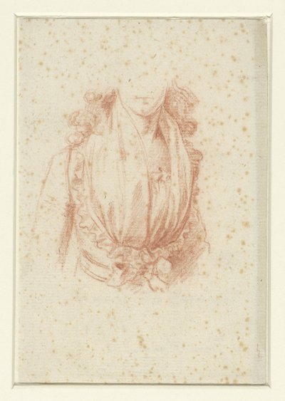 Studio di costume per un ritratto di Madame Moreau da Anonymous