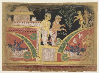 Krishna che rovescia il carro da Anonymous