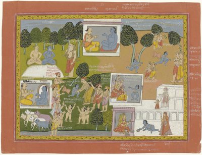 Krishna sradica gli alberi di Arjuna da Anonymous