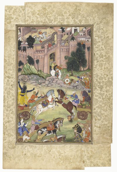 Krishna uccide il demone Sri Gala (scena dall