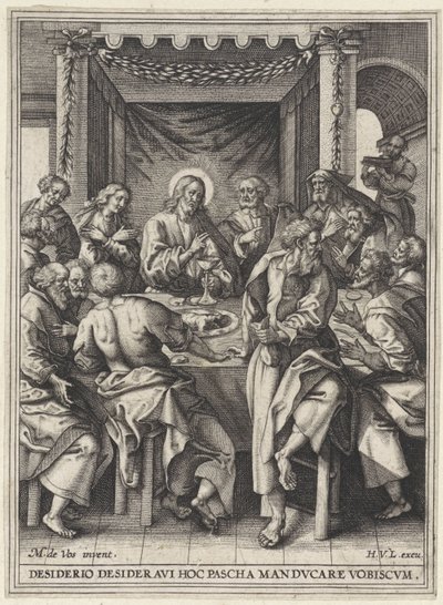 Ultima Cena (Scene della Passione di Cristo) da Anonymous