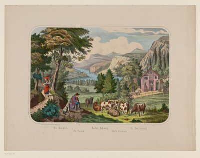 Paesaggio in Svizzera da Anonymous