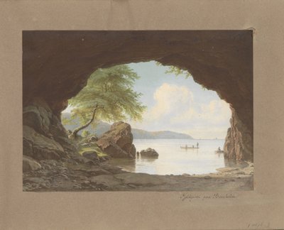 Paesaggio secondo il dipinto Fjeldgrotte paa Bornholm di G.E. Libert da Anonymous