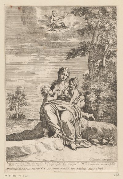 Latona con Diana e Apollo a Delo da Anonymous