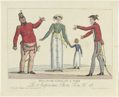 Le Suprême Bon Ton, 1800-1815, No. 23: Rencontre d