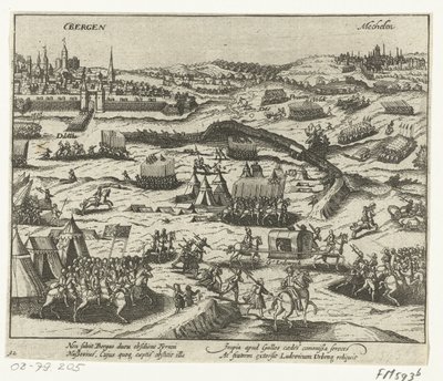 Luigi di Nassau lascia Bergen, 1572 da Anonymous