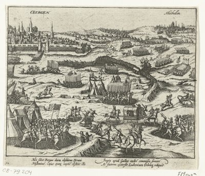 Lodewijk van Nassau lascia Bergen, 1572 da Anonymous