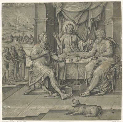 Cena a Emmaus da Anonymous