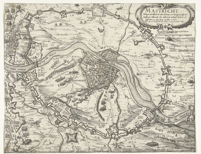 Assedio di Maastricht da parte di Federico Enrico, 1632 da Anonymous
