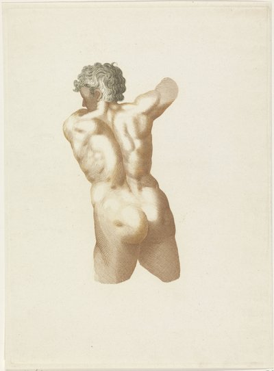 Nudo maschile visto di schiena da Anonymous