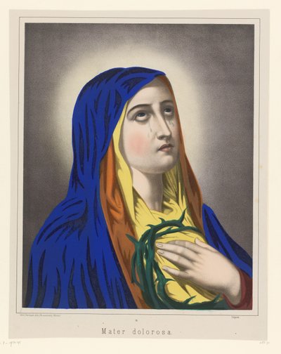 Maria come Mater Dolorosa da Anonymous