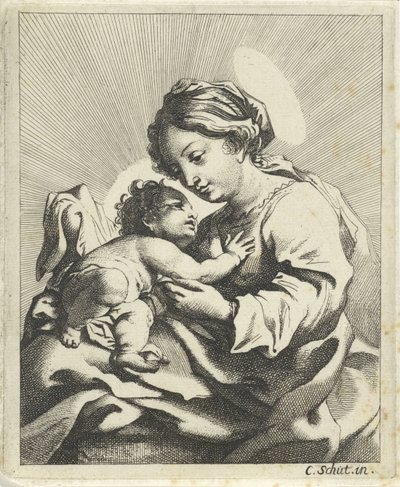 Maria con il Bambino Gesù da Anonymous