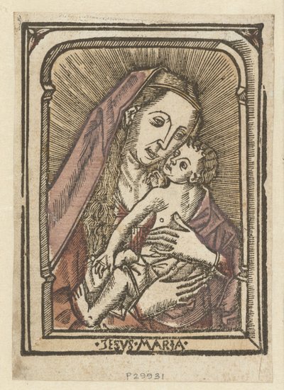 Maria con bambino da Anonymous