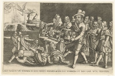 Maurizio separa il grano dalla pula, 1618 da Anonymous