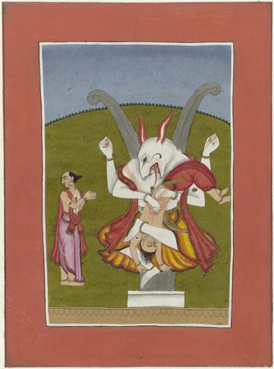 Narasimha (incarnazione di Vishnu come uomo-leone) da Anonymous
