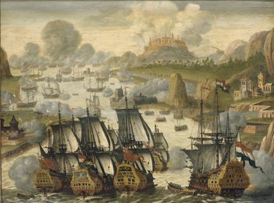 Battaglia navale della baia di Vigo, 23 ottobre 1702. Episodio della guerra di successione spagnola da Anonymous