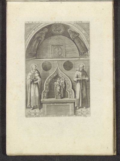 Nicchia con San Francesco e San Domenico da Anonymous