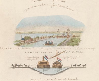 Canale del Nord-Olanda, 1824 da Anonymous