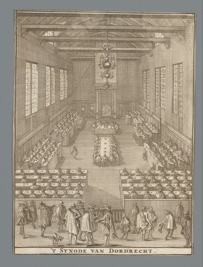 Apertura del sinodo di Dordrecht, 1618 da Anonymous