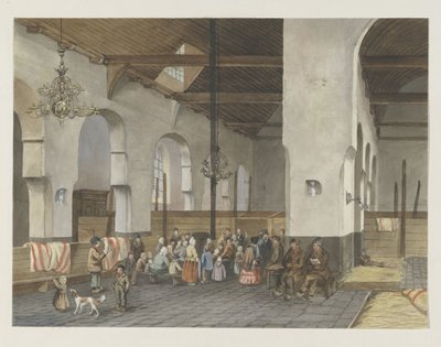 Accoglienza dei Veenendalers nella chiesa di Geerte a Utrecht, 1855 da Anonymous