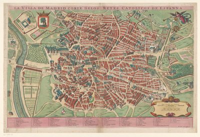 Mappa di Madrid da Anonymous