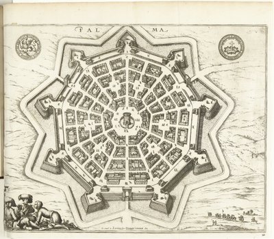 Pianta di Palmanova, 1726 da Anonymous