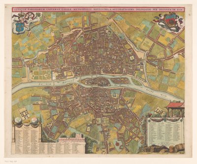 Mappa di Parigi da Anonymous