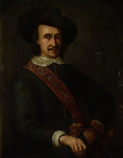 Ritratto di Cornelis van der Lijn, Governatore Generale delle Indie Orientali Olandesi da Anonymous