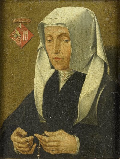 Ritratto di Magdalena van Werdenborgh (1464-1538) da Anonymous