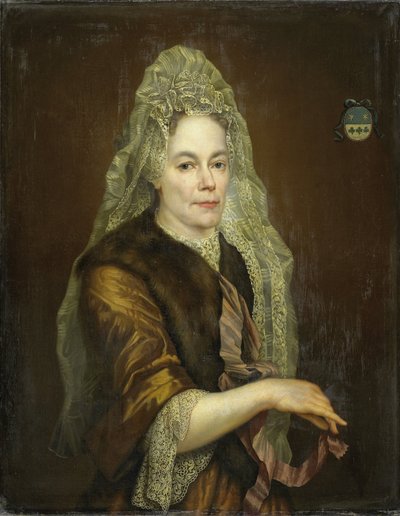 Ritratto di Petronella Kettingh (1632-1707), moglie di Diederik van Hogendorp da Anonymous
