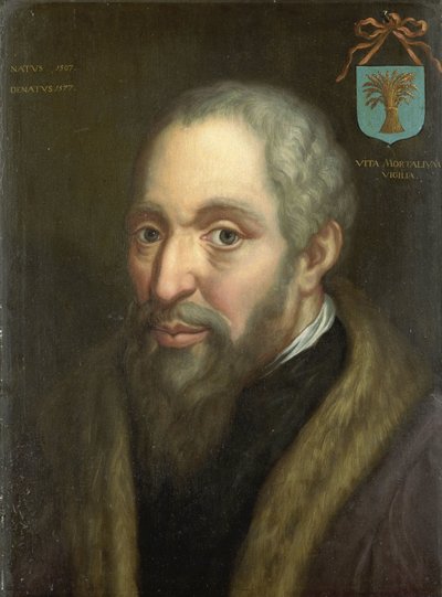 Ritratto di Viglius ab Zuichemus, giurista frisone, presidente del Consiglio Privato e membro del Consiglio di Stato da Anonymous