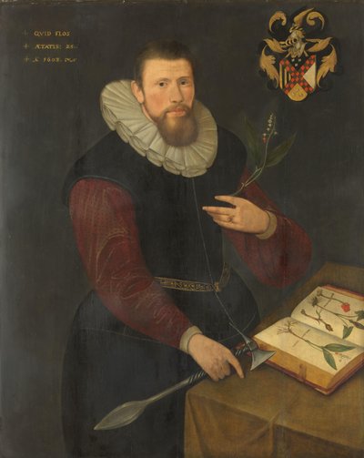 Ritratto di un botanico da Anonymous